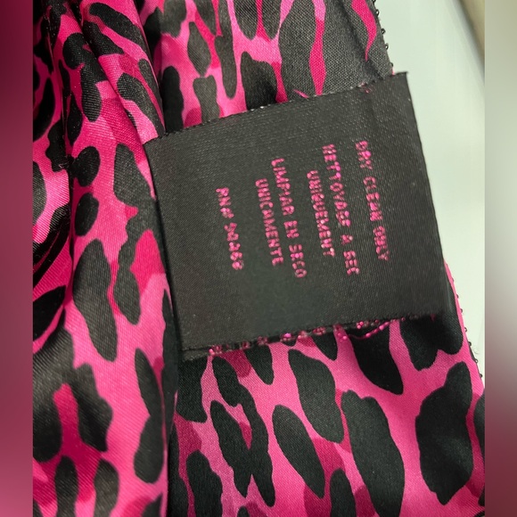 BETSEY JOHNSON Black Wool Pea Coat - Size 8 - Picture 10 of 12